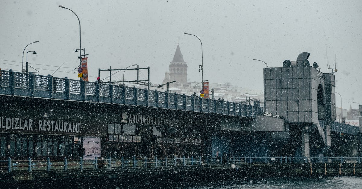 Istanbul in 3 days; is there an Istanbul Pass? - Galata Bridge on a Rainy Day in Istanbul, Turkey