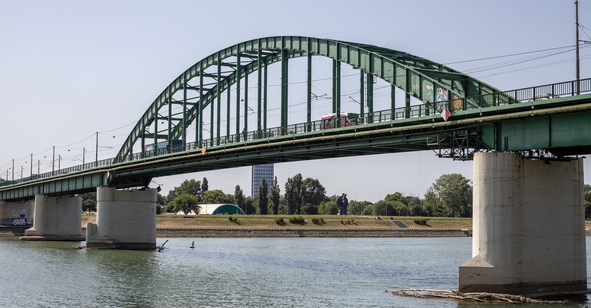 Istanbul-Belgrade, Serbia - The Old Sava Bridge in Belgrade Serbia