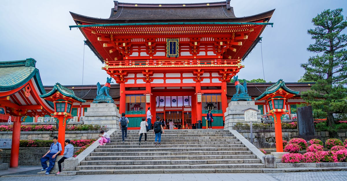 Japanese Ema and Omamori Shrine Charm Guide - Red and Brown Castle Landscape Photography