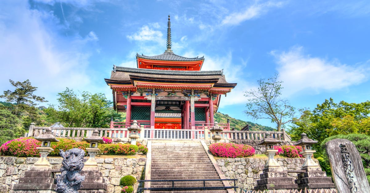 Japanese Ema and Omamori Shrine Charm Guide - Red Black and White Building Structure Surrounded by Trees Under White Clouds during Daytime