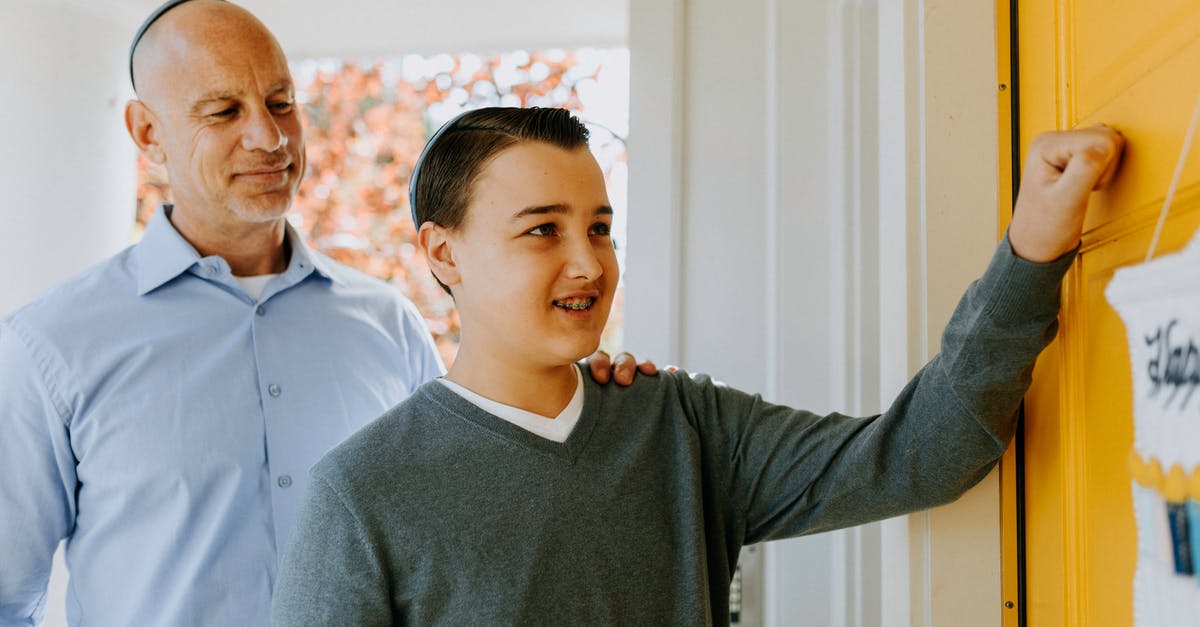 Jewish person visiting American friend in Qatar - Photo Of Boy Knocking On the Door