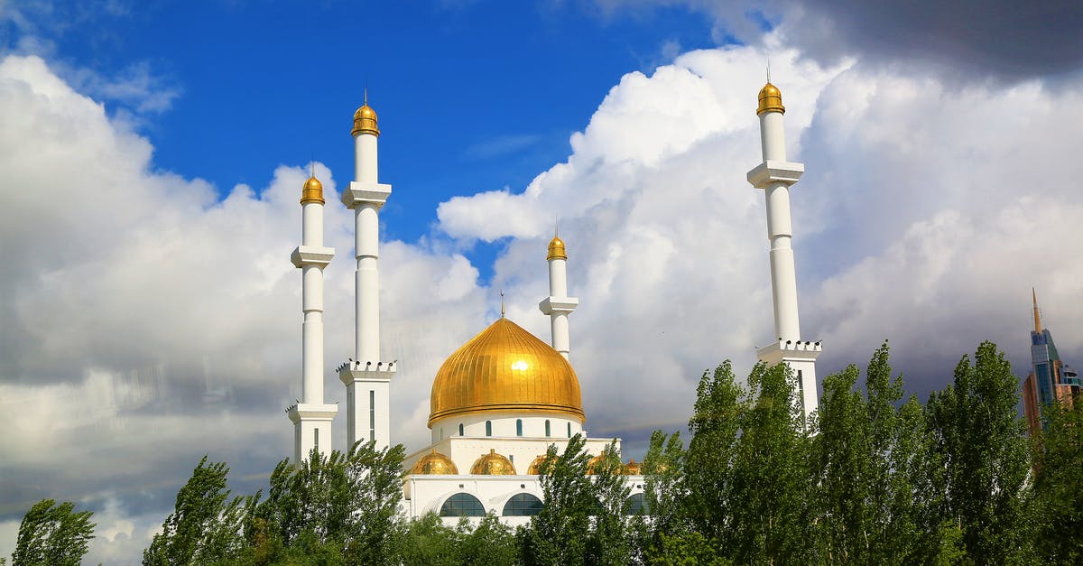 Kazakhstan to China by train in 2019? - Photo of Mosque Under Cloudy Sky