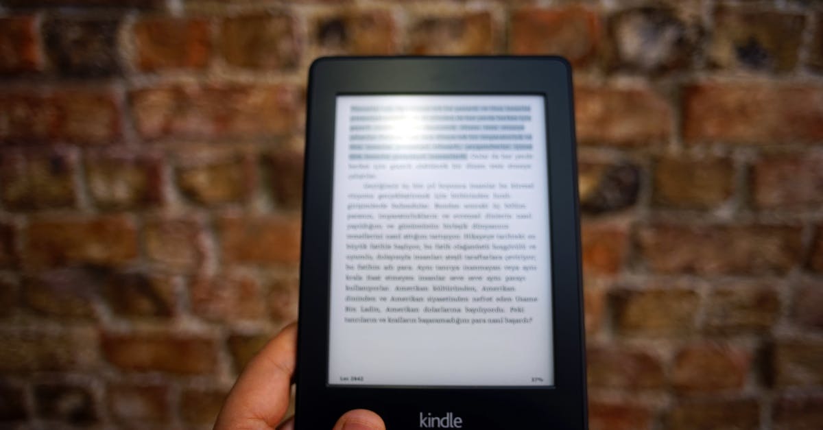 Kindle version of WikiTravel? - Person Holding Amazon Kindle Ebook