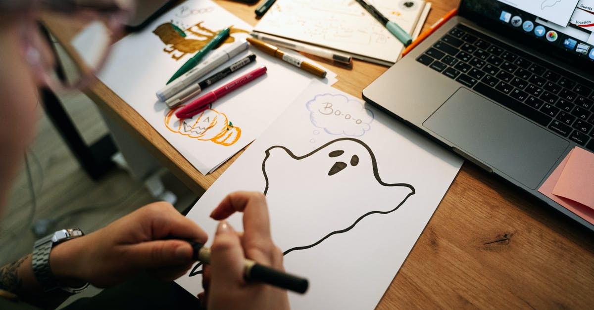 Laptop w/o battery US bound flight? - Making Halloween Drawings