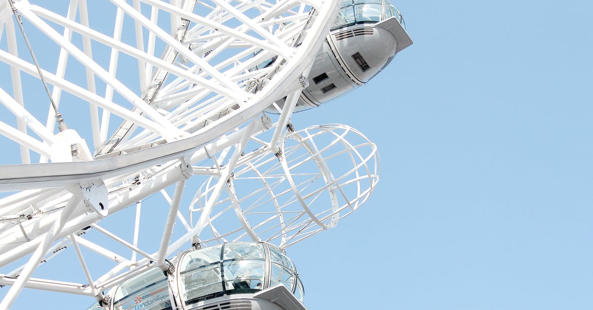 Large tech allowed on Intl. flight? [duplicate] - Low-angle Photography of Ferris Wheel