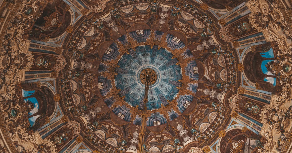 Layover in Istanbul - Low Angle Shot of the Dolmabahçe Palace Rotunda