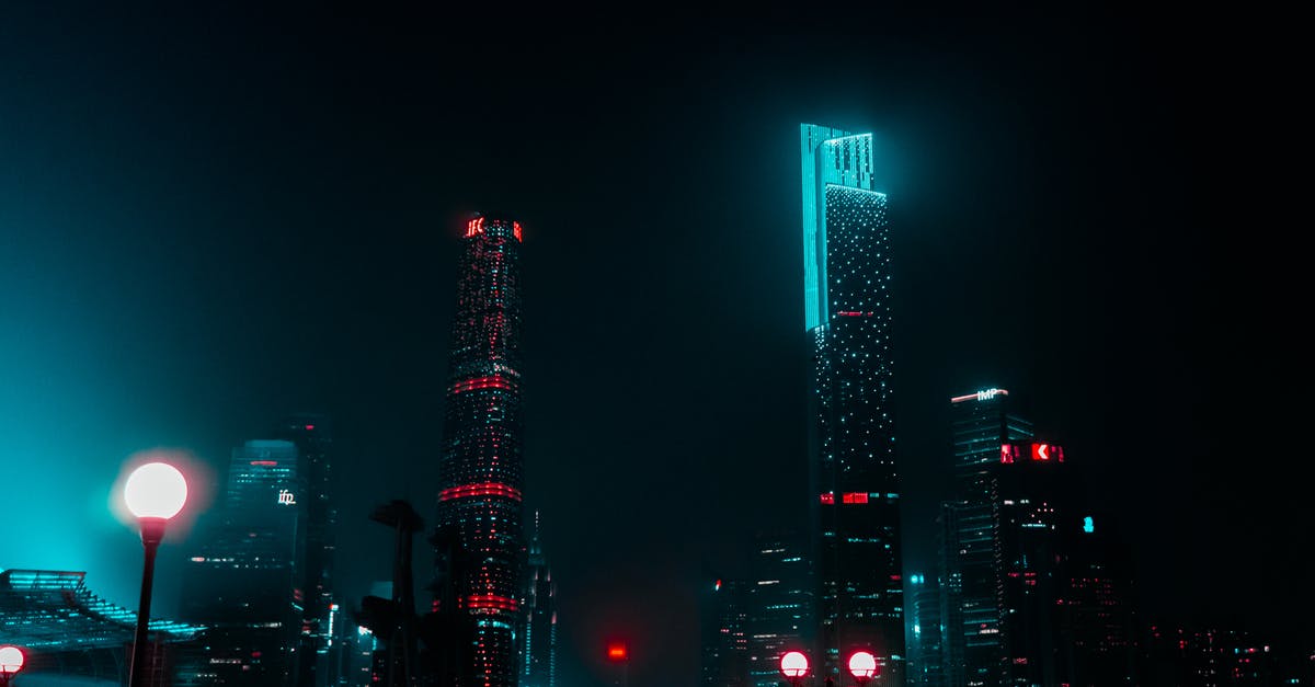 Layover in Shenzhen and Guangzhou - High-rise Buildings During Nighttime