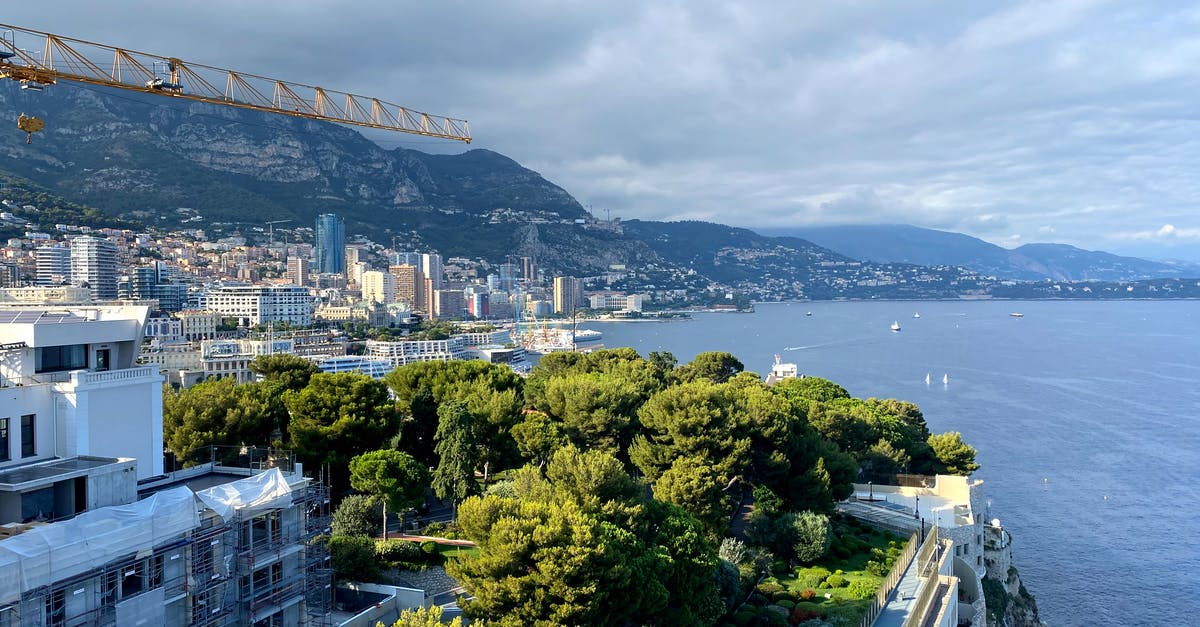 Least Strict Schengen Visa Application? - France or Italy - Aerial View of City Buildings Near Sea