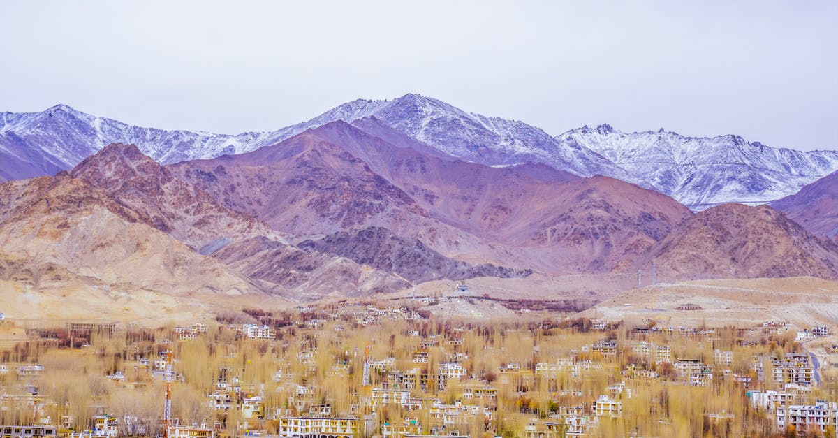 Leaving Schengen region to reset 90 days [duplicate] - Mountain Range in Leh Ladakh Region in India