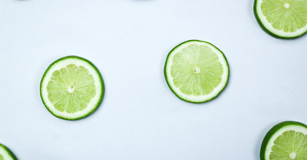 Lime scooters at LAX - Sliced Lemon on White Surface