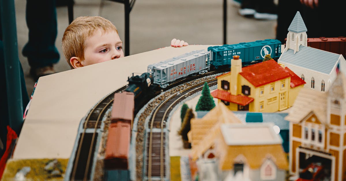 London Family Travel Card Train Ticket - Boy Standing Beside A Train Toy