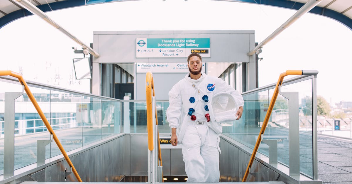 London underground zone 1-2 train ticket - Man In A Costume At The Subway