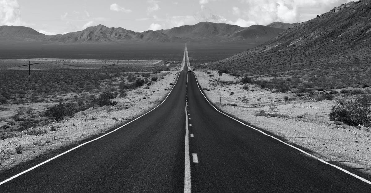 Long Distance Hitchhiking - General Question - Grayscale Photo of Road