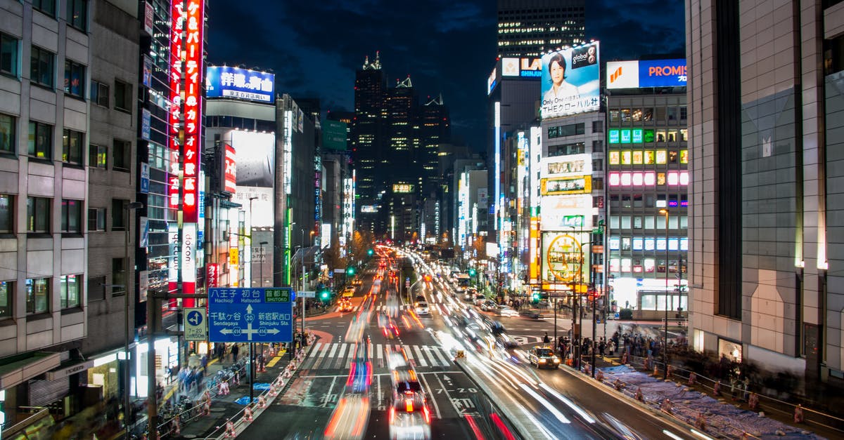 Long layover in Narita, Japan - Time-lapse Photography of Downtown