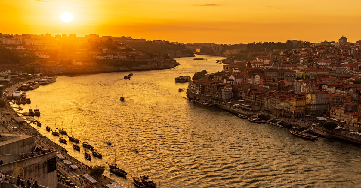 Looking for a sunset spot in Porto, Portugal - Aerial Photo of City During Golden Hour