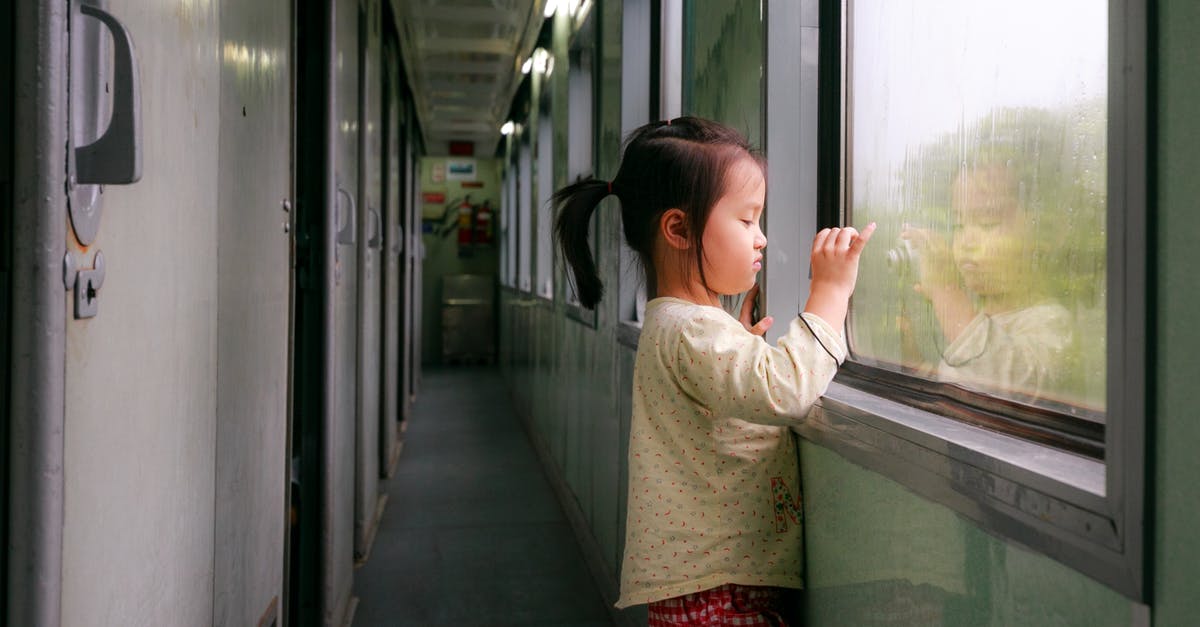 Lost camera on a Trenitalia train - Photo of Girl Standing by Window in Train Hallway Looking Outside While Taking a Photo