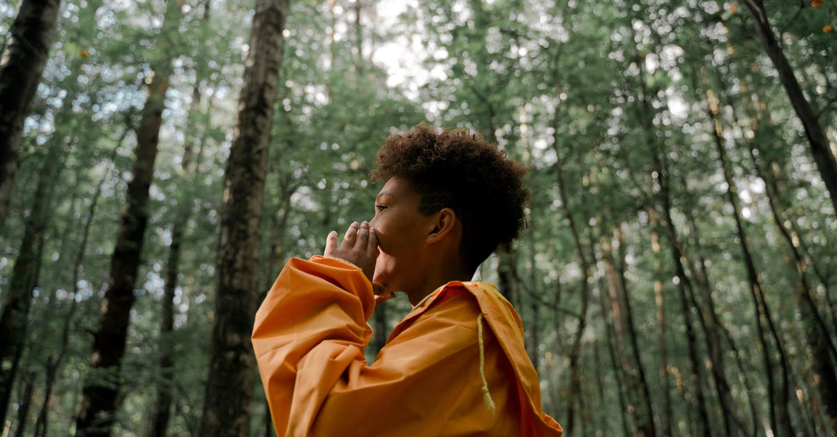 Lost document sojourno? help [closed] - Teenage Boy in Yellow Raincoat Shouting in Forest