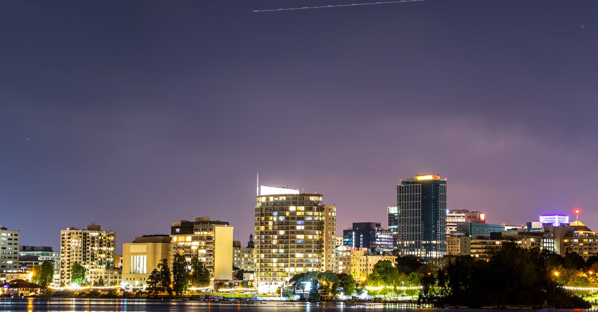 Lost european passports and visas in California - City Skyline during Night Time