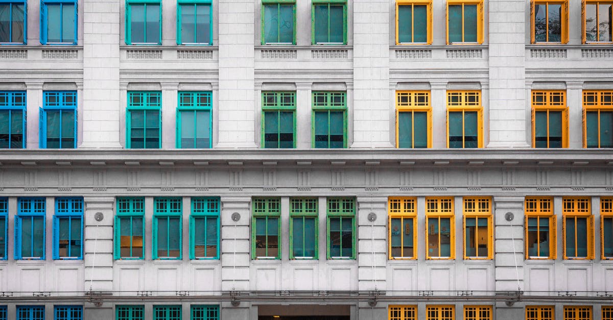 Lost Singapore entrance visa - Image of a colorful building