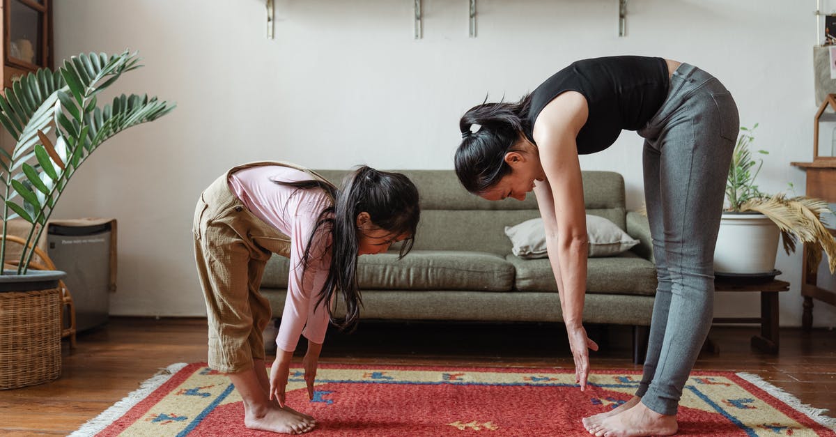 Lufthansa economic flex refund policy [duplicate] - Photo of Woman and Girl Stretching Their Body