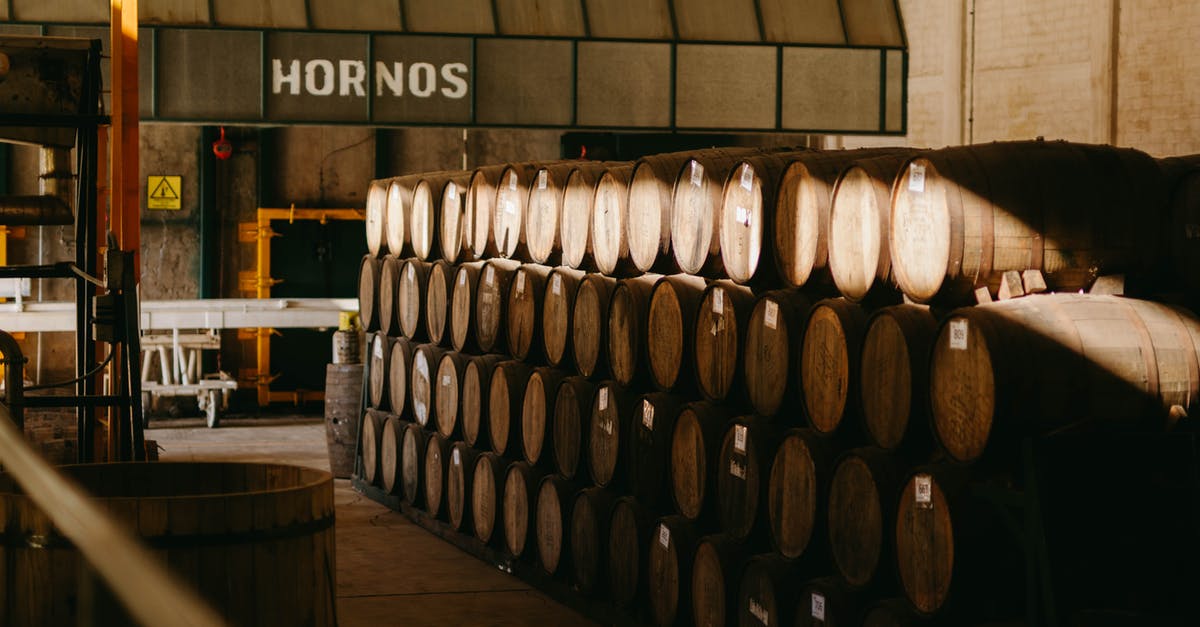 Luggage storage in Tulum, Mexico? - Tequila Wooden Barrels in the Factory