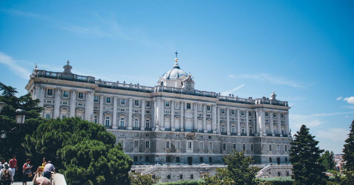 Madrid city pass - View of Royal Palace in Spain