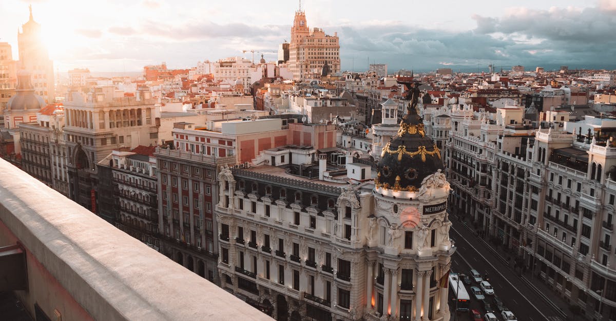 Madrid Metro Tarjeta - Photo Of City During Dawn