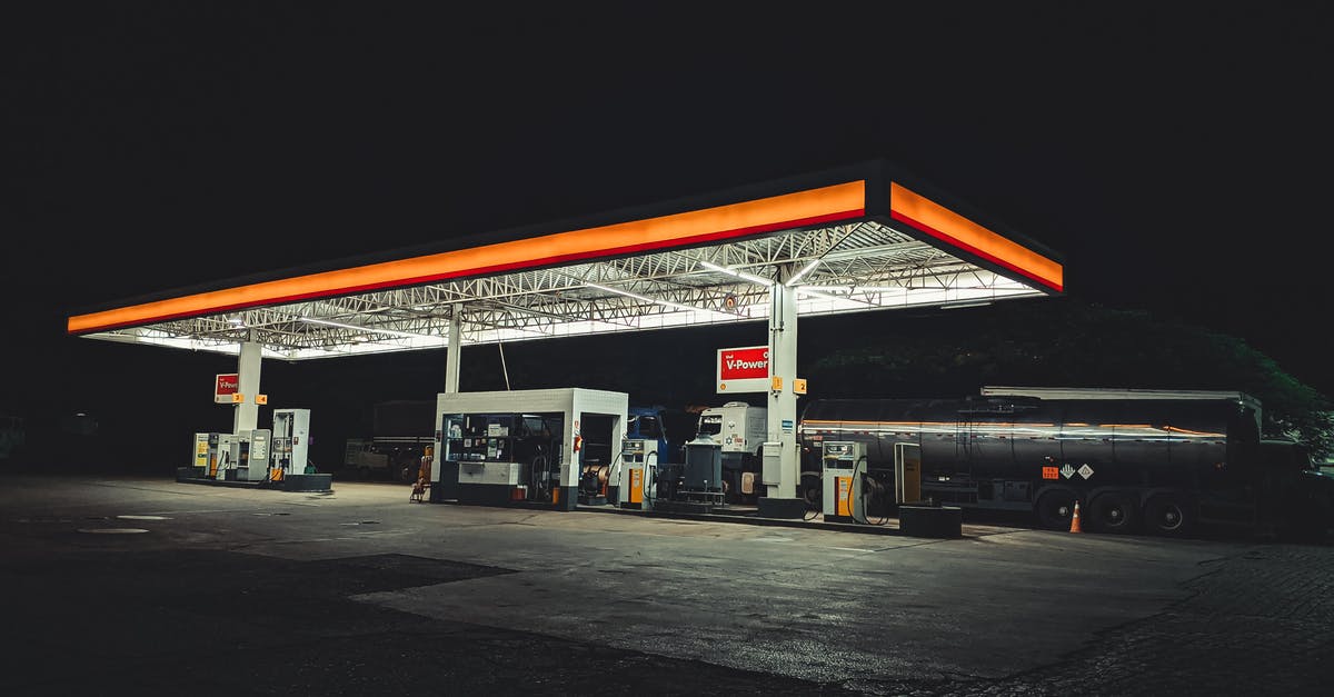 Map of highway fuel stops in Germany - An Empty Gas Station