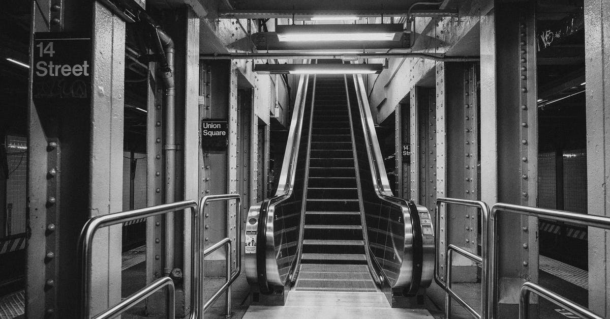 Matsushiro Underground Imperial Headquarters - Escalator Inside a Subway Station