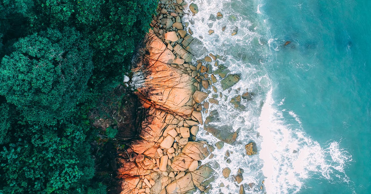 May I travel with my father's ashes into Israel? - Aerial Photography of Island