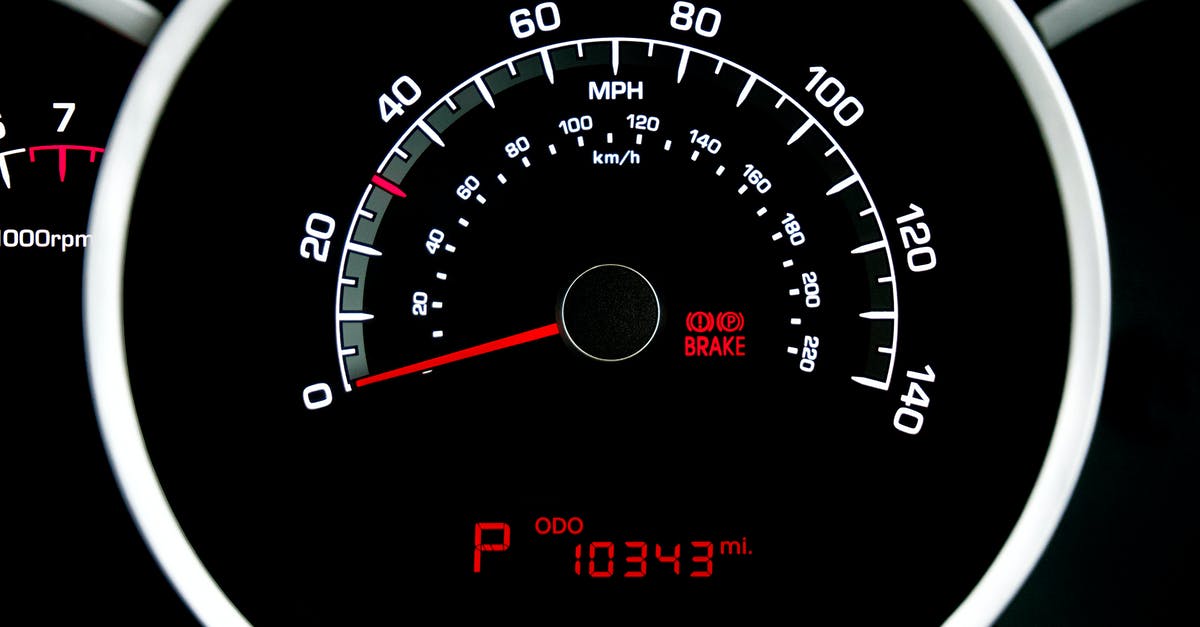 Medallion Qualification Miles vs. regular miles - A Close-up Shot of a Speedometer