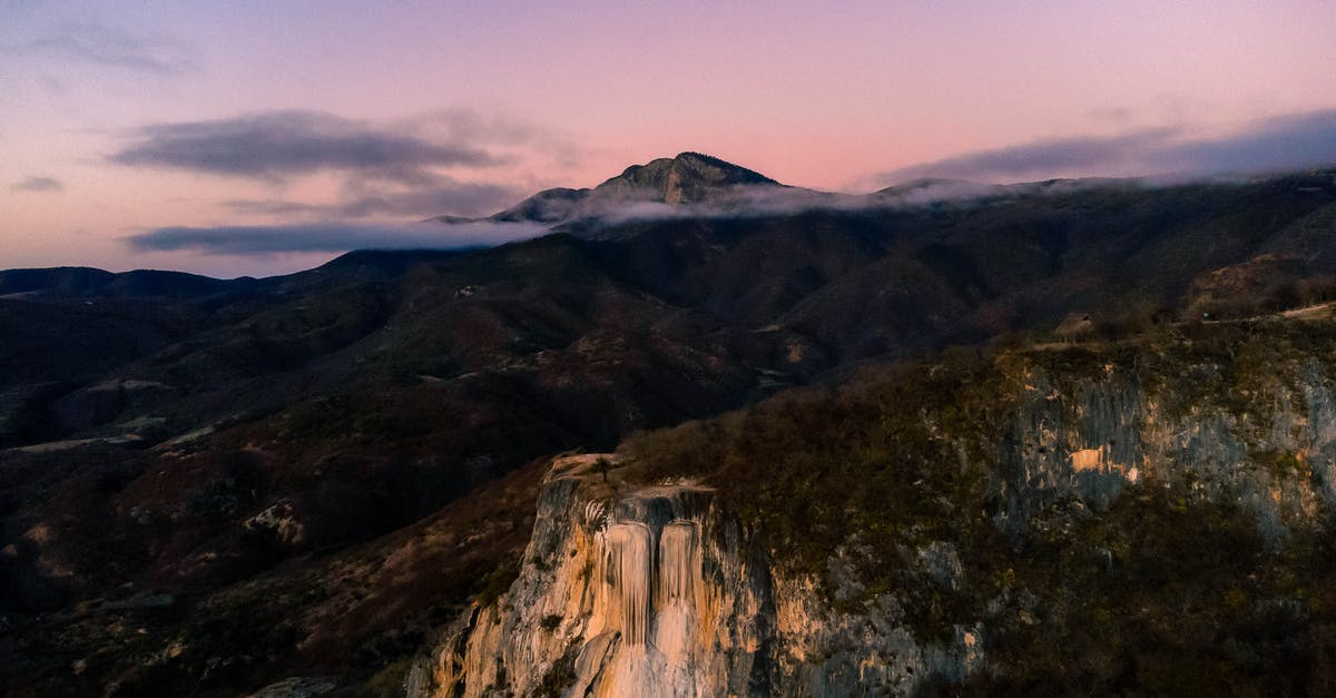 Mexico entry on japan visa - amanecer hierve el agua