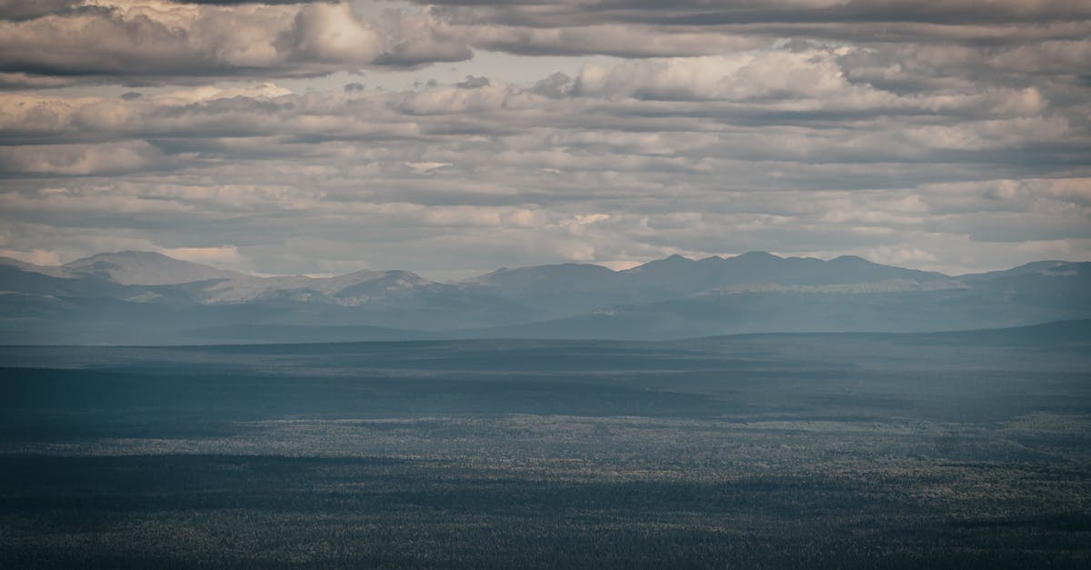 Migration registration when visiting Russia - An Aerial View of a Mountain Range