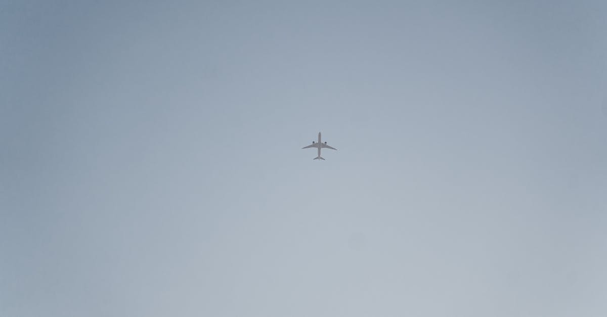 Missed connecting flight - Airplane Flying in the Sky