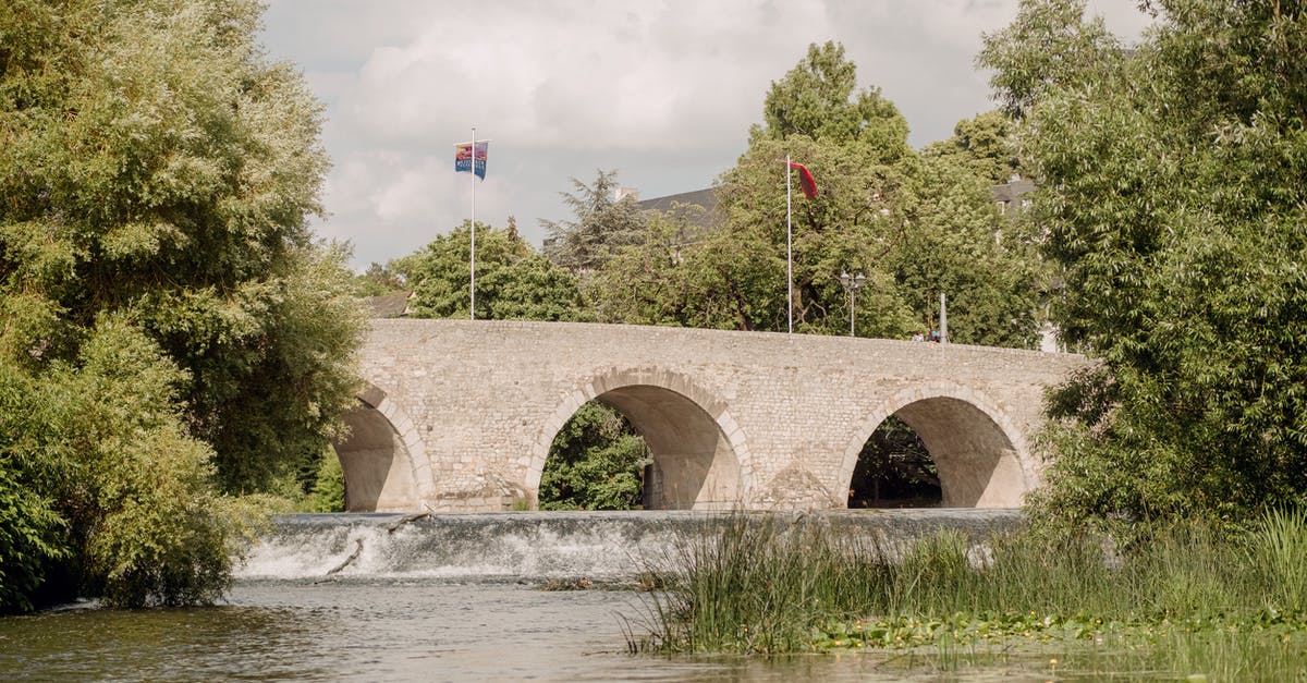 Mongolia-Russia crossing at Naushki [duplicate] - Gray Concrete Bridge over River