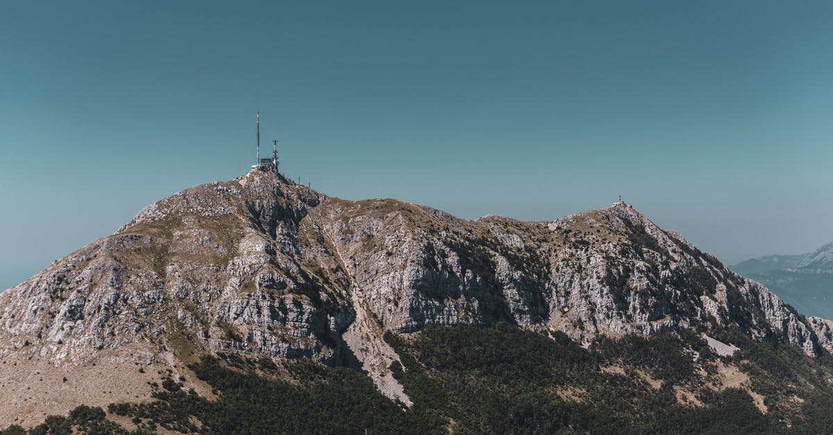 Montenegro accommodations in August - Photo Of Mountains During Daytime