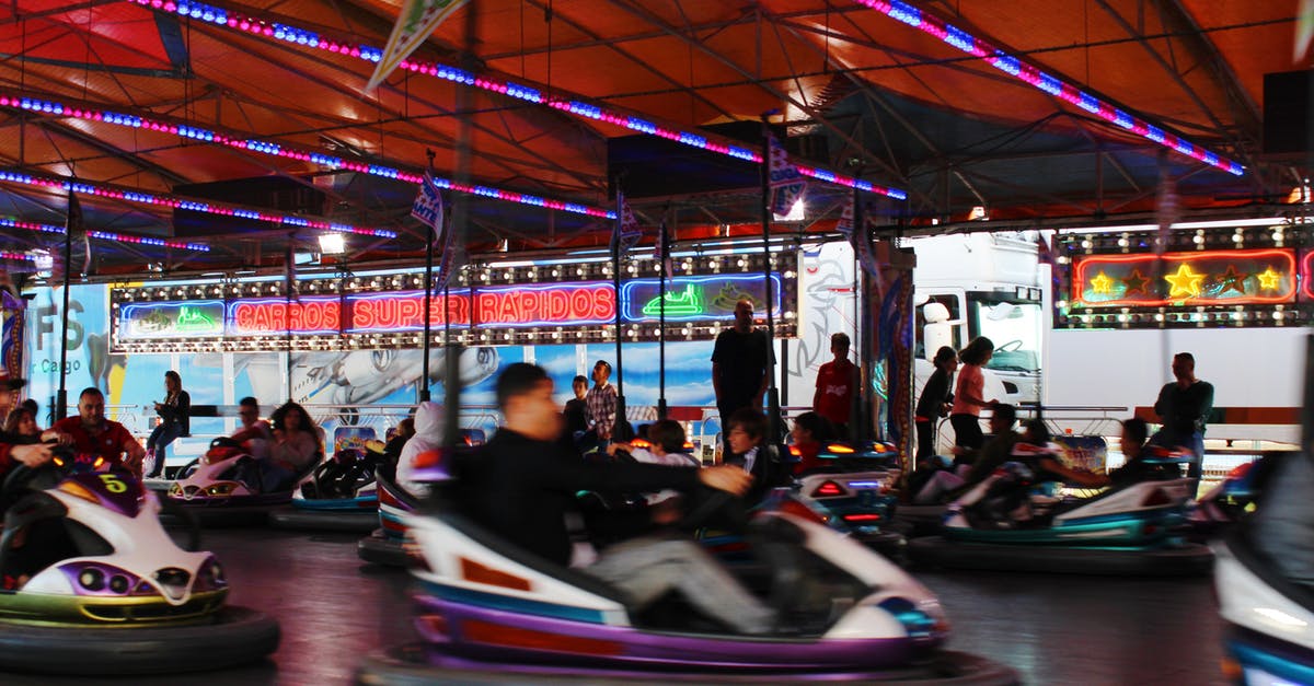 most popular rides at disneyland tokyo - People Riding on Bump Cars