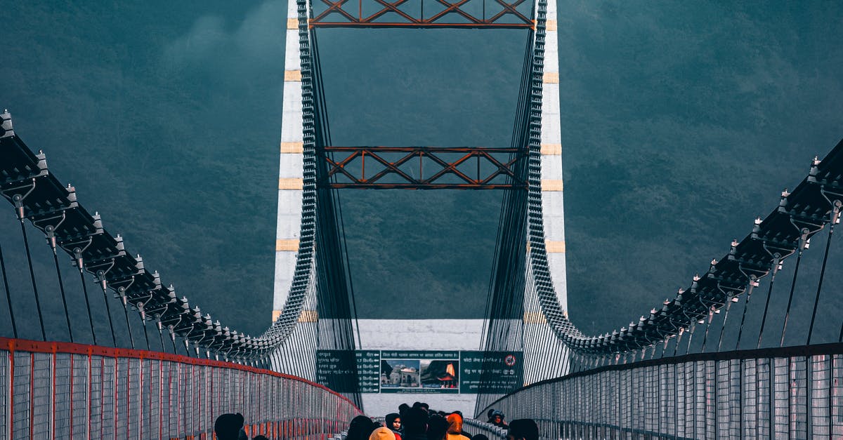 Mount Everest without the crowd - People Walking on Majestic Bridge