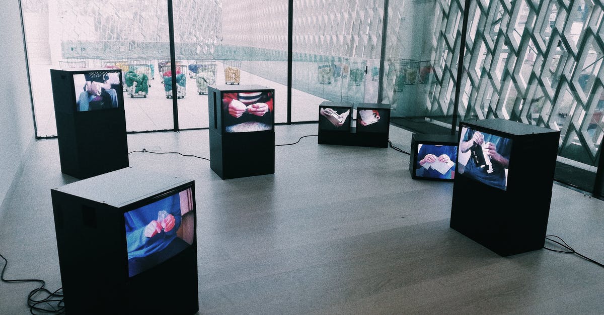 Museum of televisions - LCD Monitors for Museum Exhibit