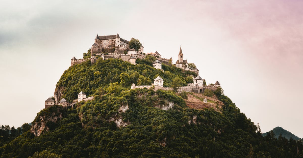 Name of a monastery/restaurant in Austria - A Beautiful Castle Built On Top Of A  Mountain Surrounded By Trees