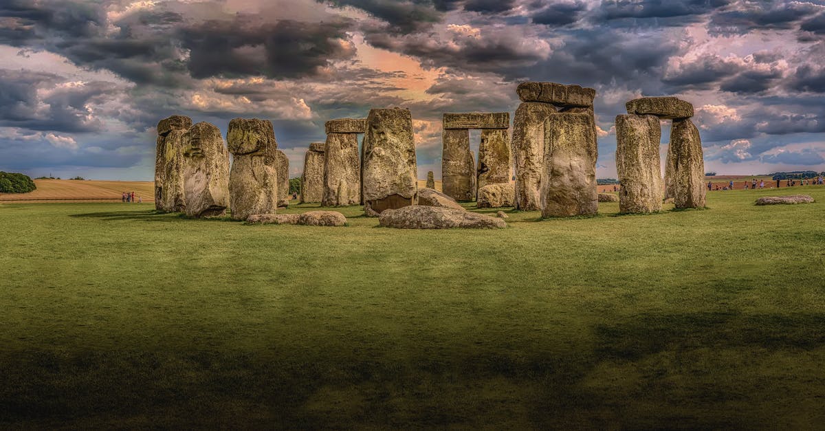 Native American history in New England - Stonehenge Under Nimbostratus Clouds