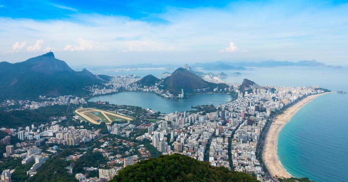 Need to go to Brazil but Brazilian passport is expired - Aerial View of Rio de Janeiro