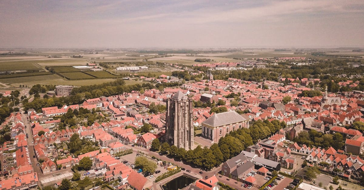 Netherlands Schengen Visa Refusal - An Aerial Photography of City Buildings with Green Trees