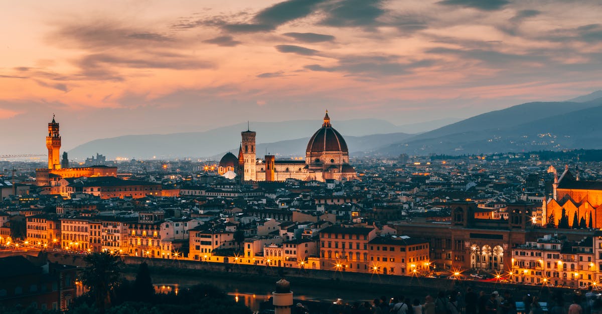 Never paid bus fine in Florence Italy - What will happen when I go back? - Aerial Photography of City