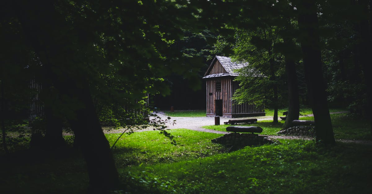 Non-EU family member travelling alone to Spain - Wooden building in the forest