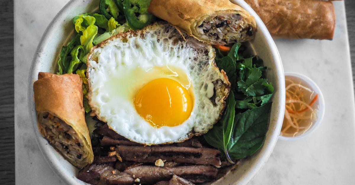 Non-Japanese hot springs near Sydney - Bowl of Fried Food and Fried Egg