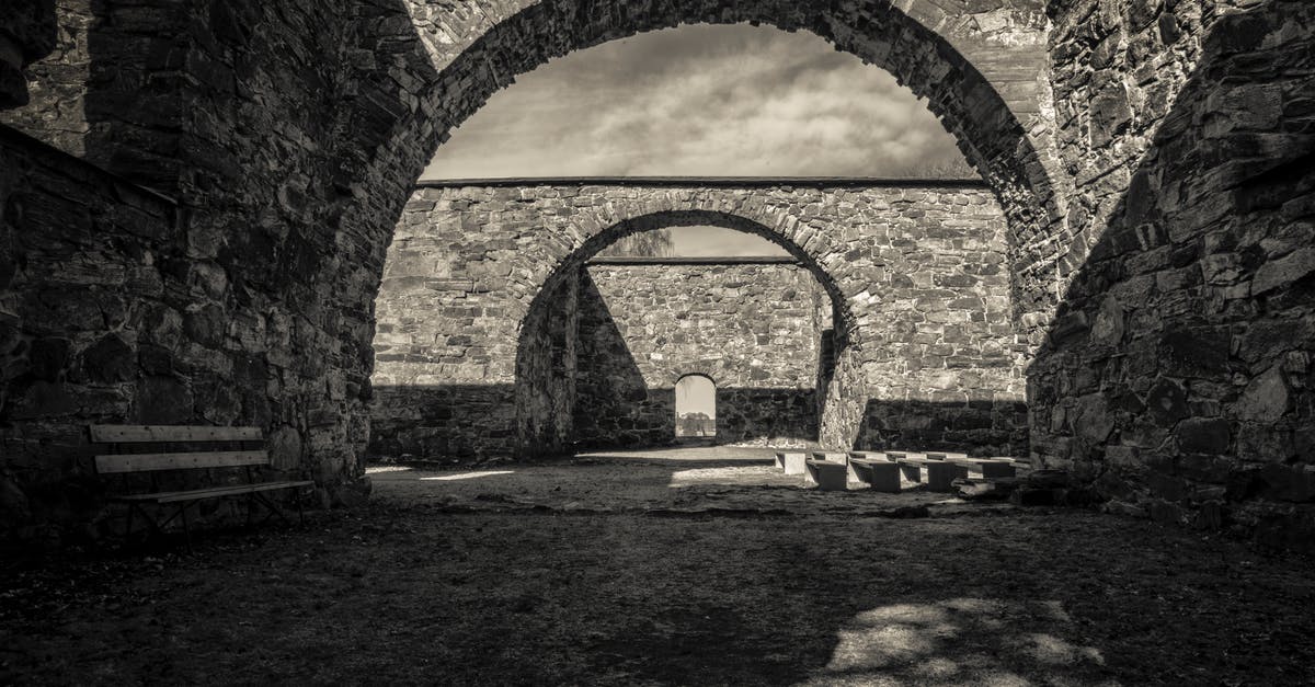 Not reporting travel history in visa applications - Arches in a Castle