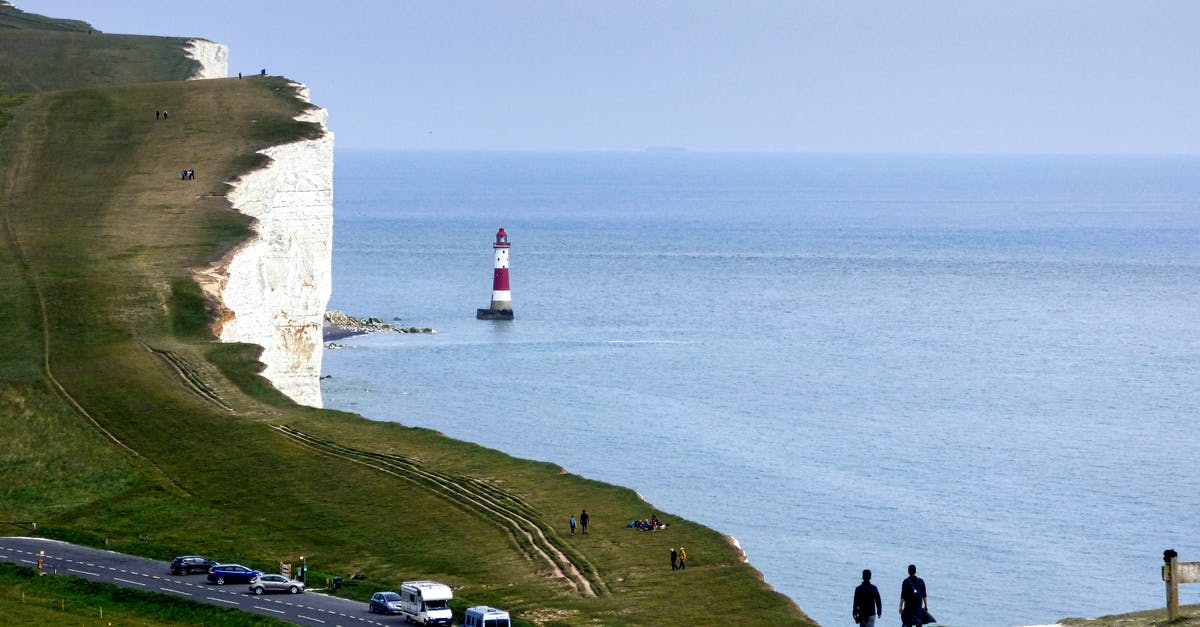 Ocean view east of Edinburgh - The Beachy Head Cliff Overlooking a Lighthouse in East Sussex, England