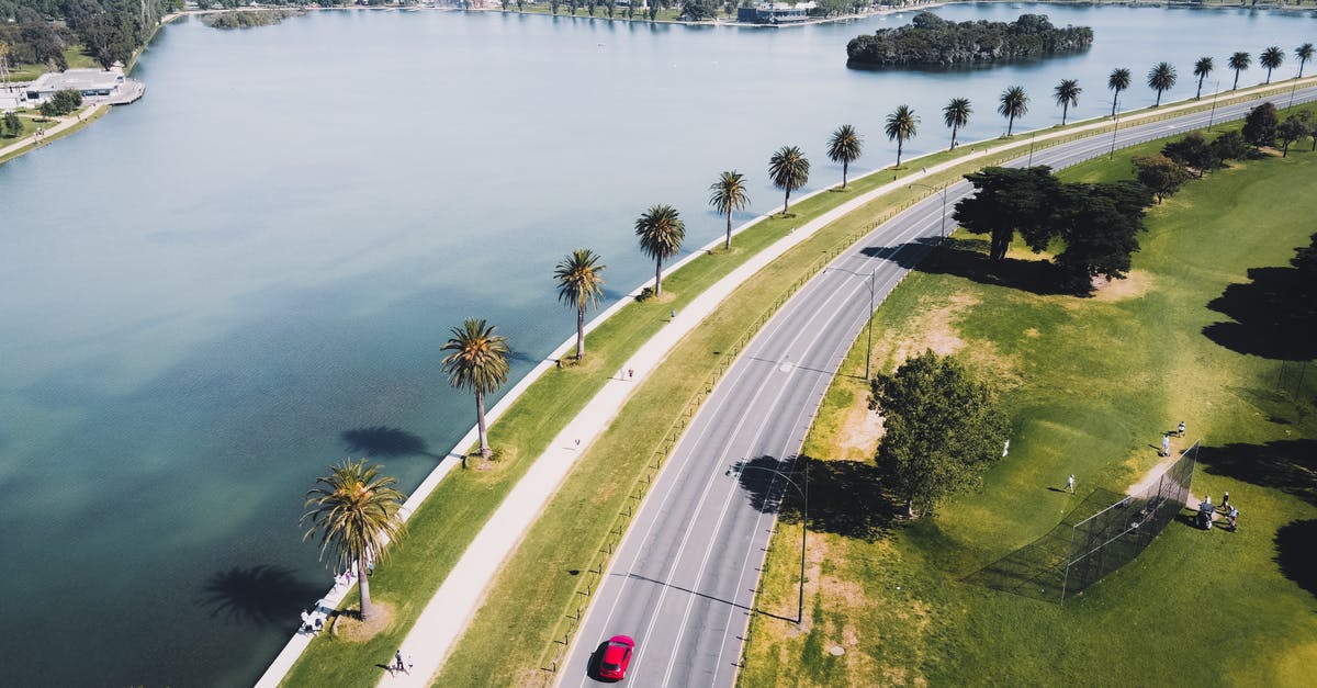 Offroad motorcycling across Australia - Cars on Road Near Green Trees and Body of Water