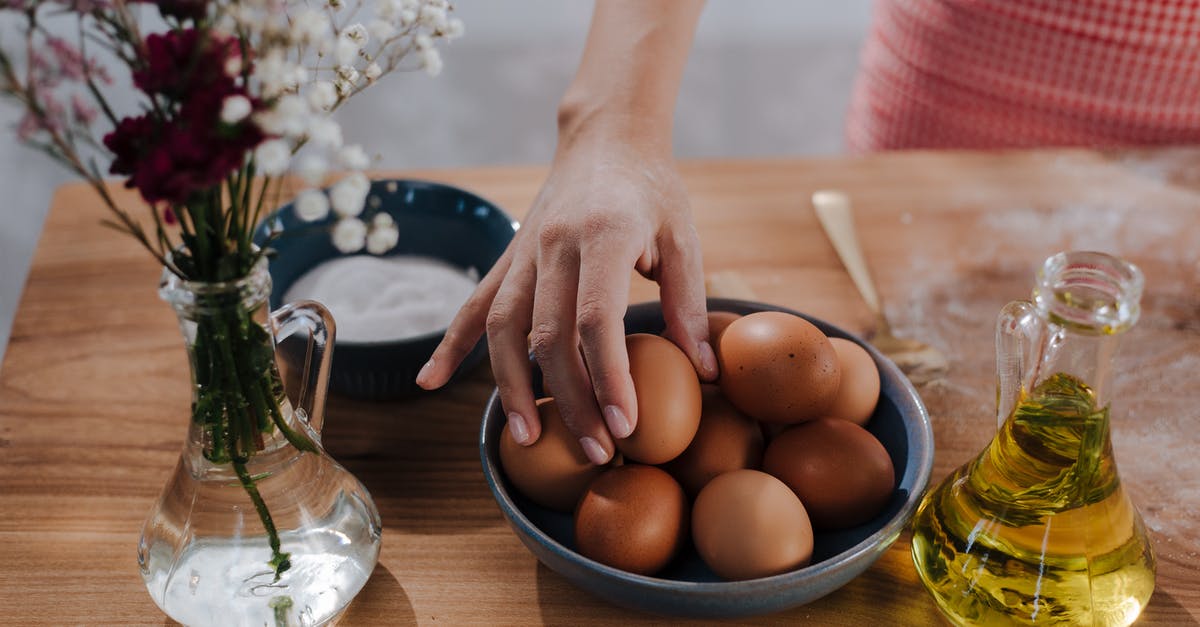 Olive oil pricing in Croatia [closed] - Unrecognizable Female Hand Choosing Egg from Bowl